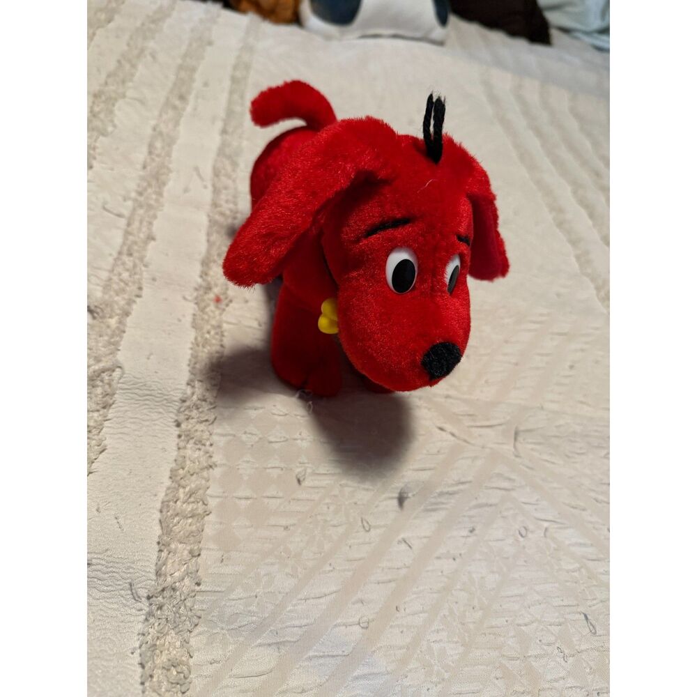 Vintage 2000 Clifford The Big Red Dog Plush Toy Island Yellow Bone Scholastic